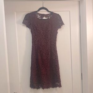Lulu’s Romance Language Maroon Backless Dress